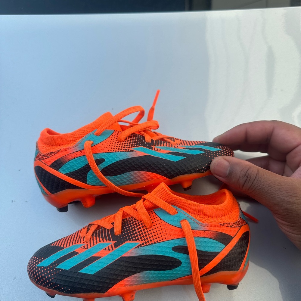 adidas Kids Shoes - Orange and Blue